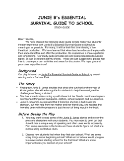 JUNIE B`s ESSENTIAL SURVIVAL GUIDE TO SCHOOL