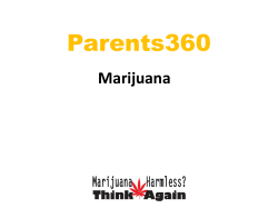 Legalization, comparisons to alcohol and medical marijuana are all