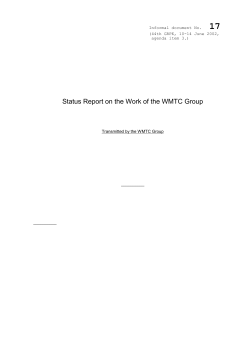 proposal for a draft regulation