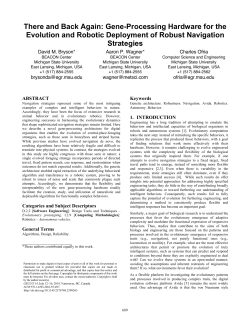 Gene-Processing Hardware for the Evolution and Robotic