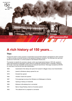 Then - Queensland Rail