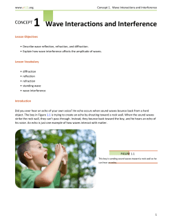 1 Wave Interactions and Interference