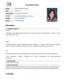 evaluation with sedative&ndash;hypnotic effect. Nagwa M. Abdel Gawad