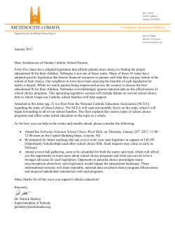 School Choice Letter