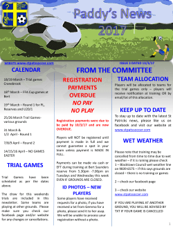 calendar registration payments overdue no pay no play team