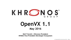 Overview  - Khronos Group
