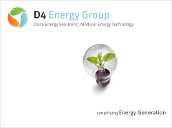 D4 Energy Group - Alcoa Green Technologies