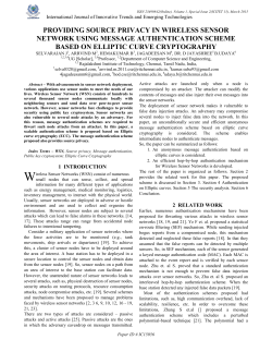 providing source privacy in wireless sensor network using