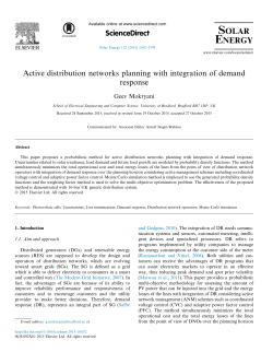 Active distribution networks planning with