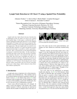 Lymph Node Detection in 3-D Chest CT using a Spatial Prior