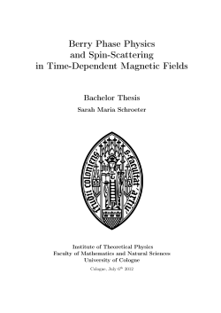 Berry Phase Physics and Spin-Scattering in Time