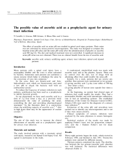 The possible value of ascorbic acid as a prophylactic agent