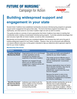 Building widespread support and engagement in your state