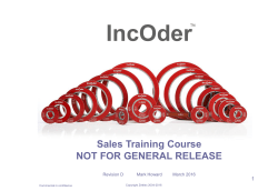 incoder sales training course rev d