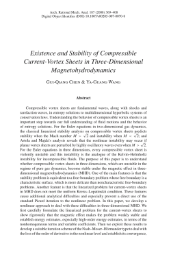 Existence and Stability of Compressible Current