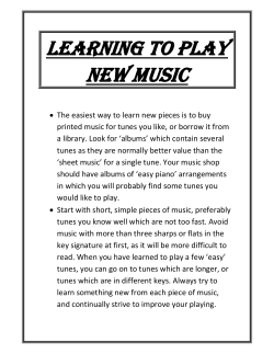 learning to play new music