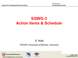 first monitoring - Bremen - IUP