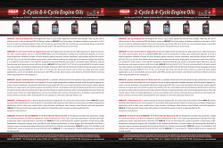 AMALIE&reg; Two-Cycle Engine Oils are designed for every 2