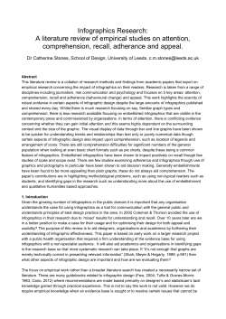 Infographics Research: A literature review of empirical studies on