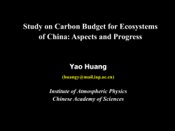 Key factors driving the processes of C cycling in different ecosystems?