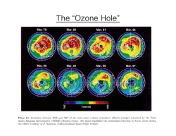 The &ldquo;Ozone Hole&rdquo;