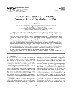 Product Line Design with Component Commonality and Cost