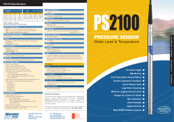 PS2100 Sensor brochure outside American. ai.ai