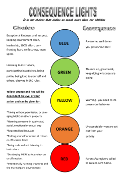 BLUE GREEN YELLOW ORANGE RED
