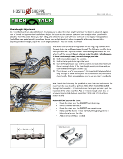 Chain Length Adjustment