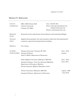 Full Curriculum Vitae