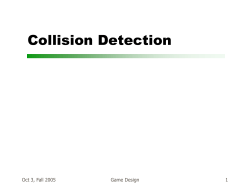 Collision Detection - Personal Web Pages