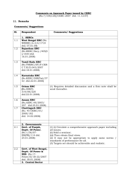 Comments on approach paper 11