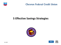 5 Effective Savings Strategies