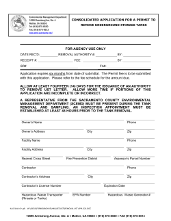 Microsoft Word - Sacramento County Environmental Management