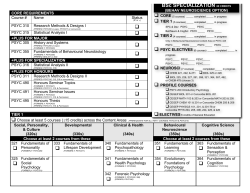 Behavioural Neuroscience option