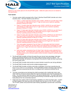 SmartFOAM Bid Specification
