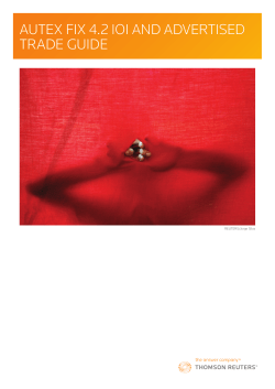 autex fix 4.2 ioi and advertised trade guide