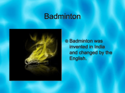 Badminton - Ralston Middle School