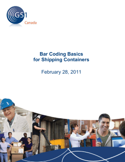 Bar Coding Basics for Shipping Containers February