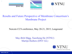 FSC membrane for CO2/CH4 separation