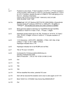 Z Lot 1 Flushed 2x since fresh. 1st flush resulted in 19 UFO=s. 2nd