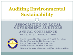 ALGA Conference Tampa Bay, FL May 5-6, 2014