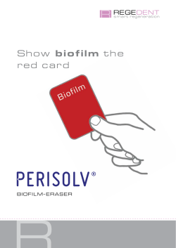 Show biofilm the red card