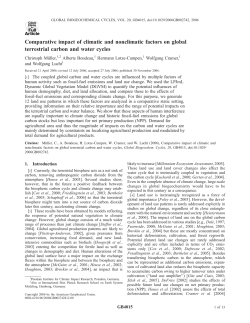 Comparative impact of climatic and nonclimatic factors on global