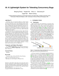 AI: A Lightweight System for Tolerating Concurrency Bugs