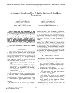 An Analysis of Dependency of Prior Probability for - Journal-dl