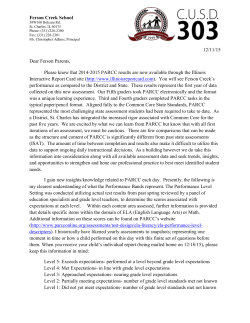 Ferson Creek School 38W160 Bolcum Rd. St. Charles, IL 60175