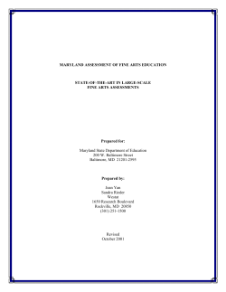 Literature Review - Arts Education Partnership