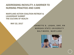 The Use of Role Play to address Incivility in Nursing: Student