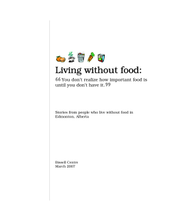 Living without food